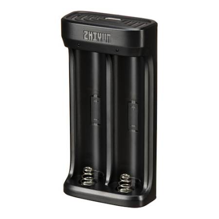 Zhiyun 18650 2-Slot Battery Charger - dwukanałowa ładowarka do akumulatorów 18650, USB-C, czarna_4